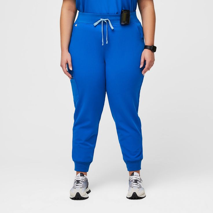 Women's High Waisted Zamora Jogger Scrub Pants™ - Royal Blue