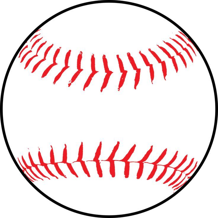 Clipart Red Baseball Lace Stitches Royalty Free Vector