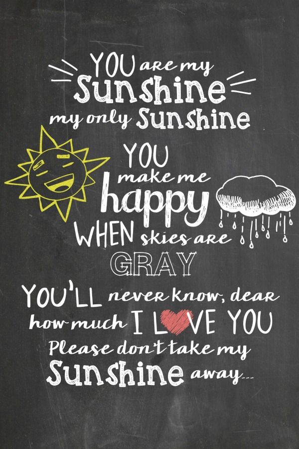 My Sunshine Lyricssong Coloring Page My Sunshine Lyricssong Coloring Page