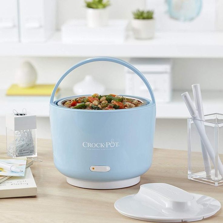 This Portable Crock-Pot Pale Lets You Cook Your Lunch Right At Your Desk