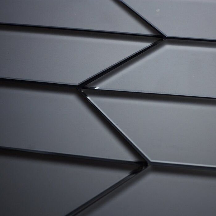 Abolos Reflections 4 X 12 Glass Field Tile Wayfair Mirror Wall Tiles Mirror Wall Tiles, 4 X Mirror Tiles