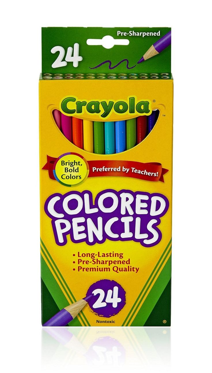 53 Sample Crayola 12 coloured pencils for Beginner