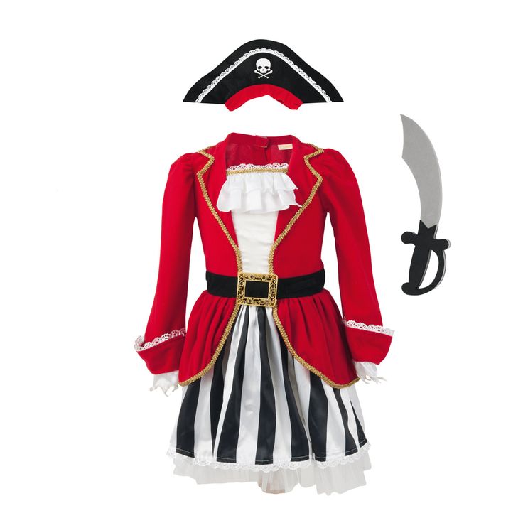 Épinglé par Ana Duarte sur Carnaval Deguisement pirate fille