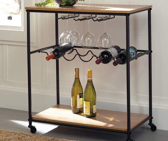 Signature Design By Ashley Jadonport Brown Bar Cart Big Lots Bar tier-bar-table-square