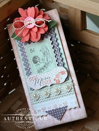 Grace Collection: One Paper, One Mini Album...it's a tutorial for making your own Mother's Day Mini Album by Shellye M… | Mother's Day Mini Album Ideas | Pinte…