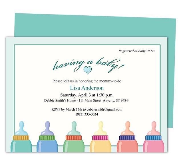 8 best Baby Shower Invitation Templates images on Pinterest - baby shower invitation templates for word 8 best Baby Shower Invitation Templates images on Pinterest - baby shower invitation templates for word