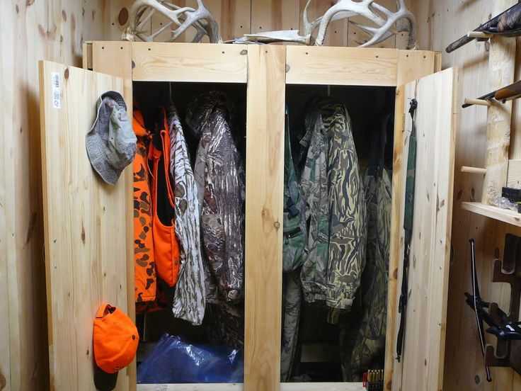 Hunting Gear Closet Storage Clothes Hunting Gear Closet Storage, Hunting Storage Cabinets