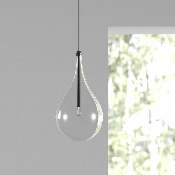 Morrisey 1 Light Single Teardrop Pendant Simple Pendant Light Small Pendant Lights Pendant Light