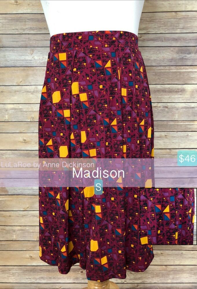Geometric Unicorns A-Line Skirt