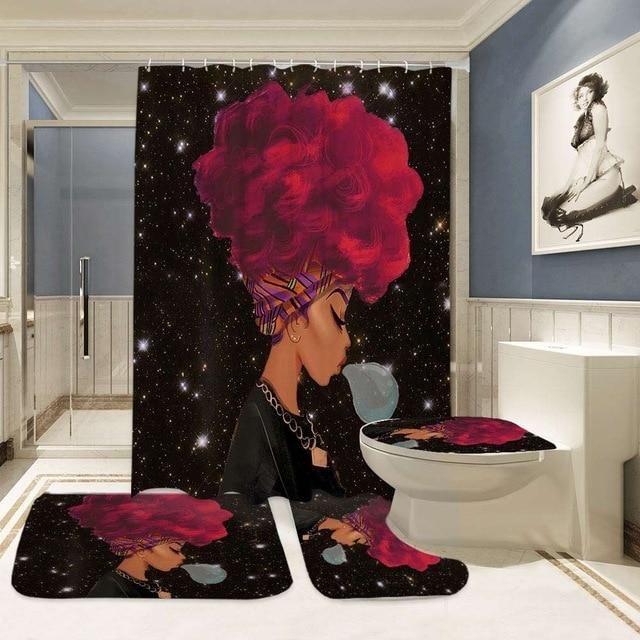 Starry Night Shower Curtain