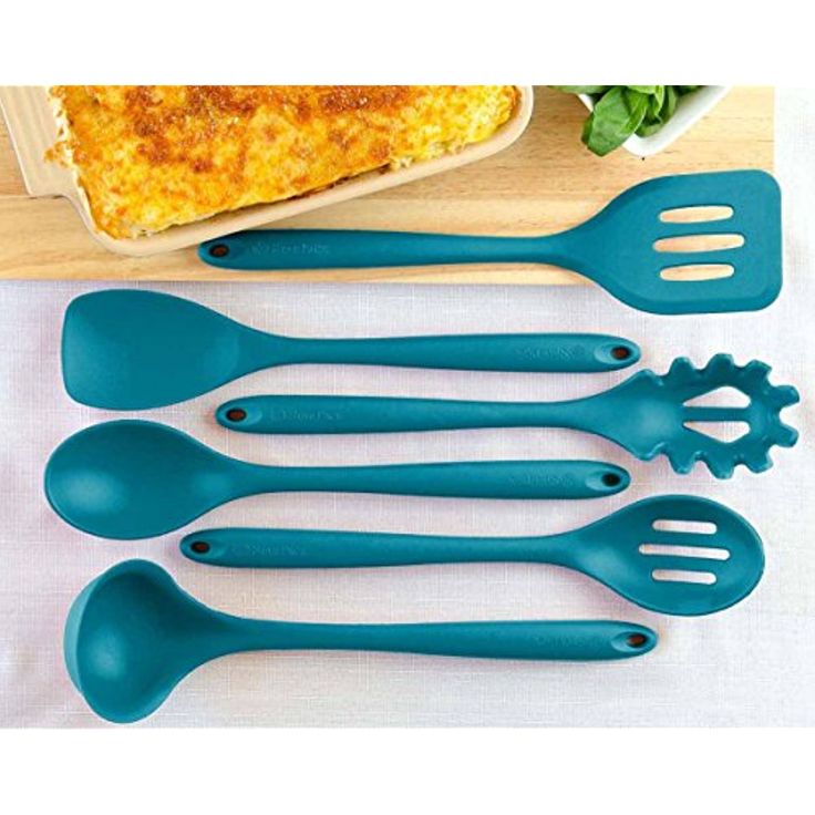 Starpack Home Silicone Kitchen Utensil Set Teal Starpack Home Silicone Kitchen Utensil Set Teal