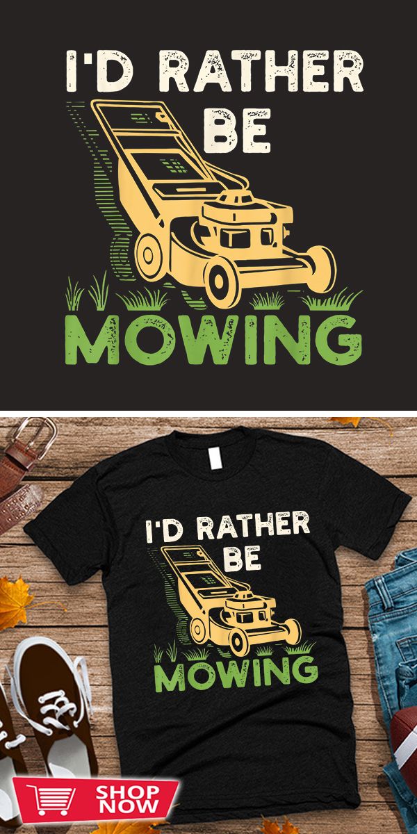 I/'d Rather Be Gardening Funny Gardener Garden T-Shirt