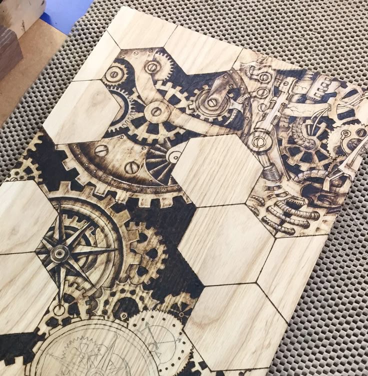 Steampunk art *work in progress * metal wood burning stencils in Steampunk art *work in progress * metal wood burning stencils in