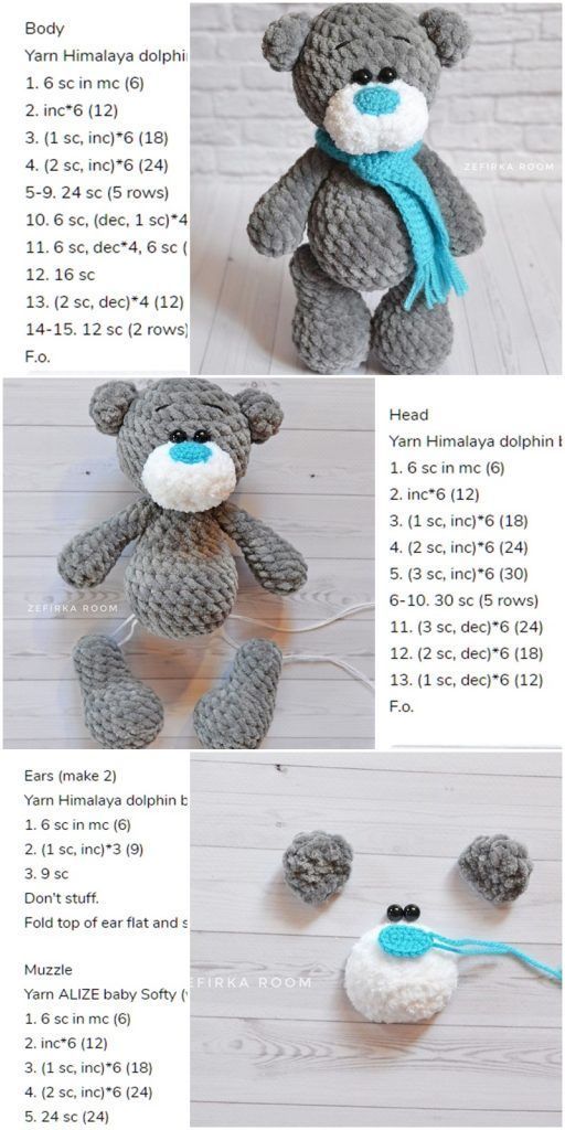 Amigurumi häkeln Plüsch Bär kostenlose Muster – Amigurumi häkeln Amigurumi häkeln Plüsch Bär kostenlose Muster – Amigurumi häkeln