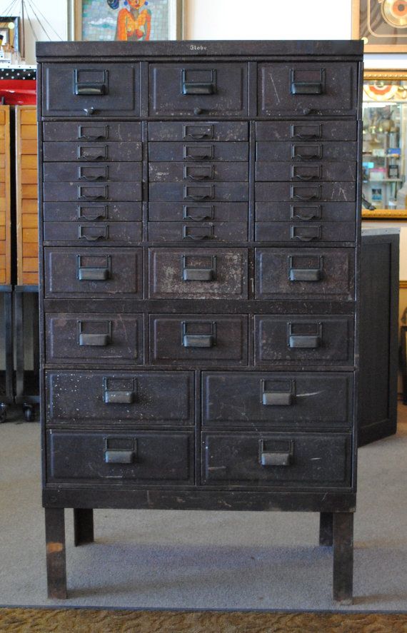 Vintage Globe Stacking Metal 31 Drawer Card Catalog Vintage Globe Stacking Metal 31 Drawer Card Catalog Storage Cabinet On Etsy 2 600 00