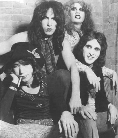 KISS: In the group's first incarnation as Wicked Lester You can see why they...