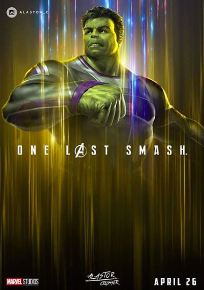 Avengers Endgame: Hulk (Fan Poster) | Marvel posters, Hulk ...