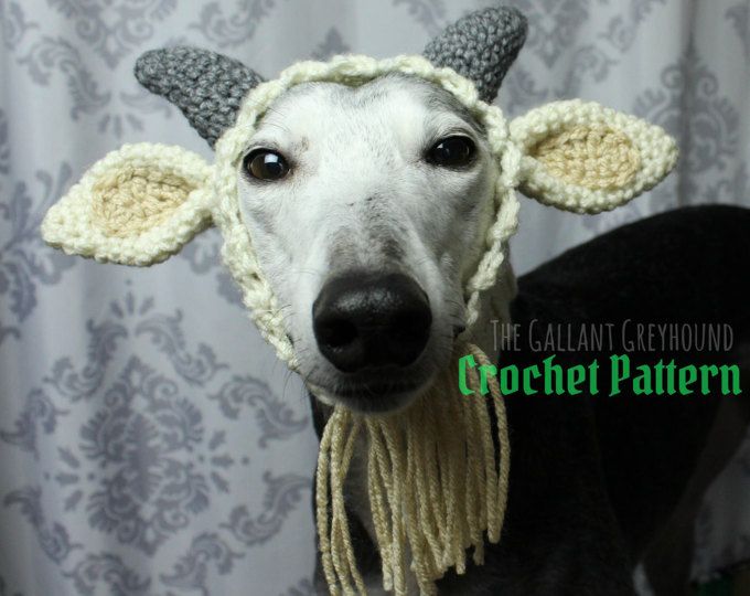 Goat Snood For Dogs Crochet Pattern Pattern Only Rescue Dog