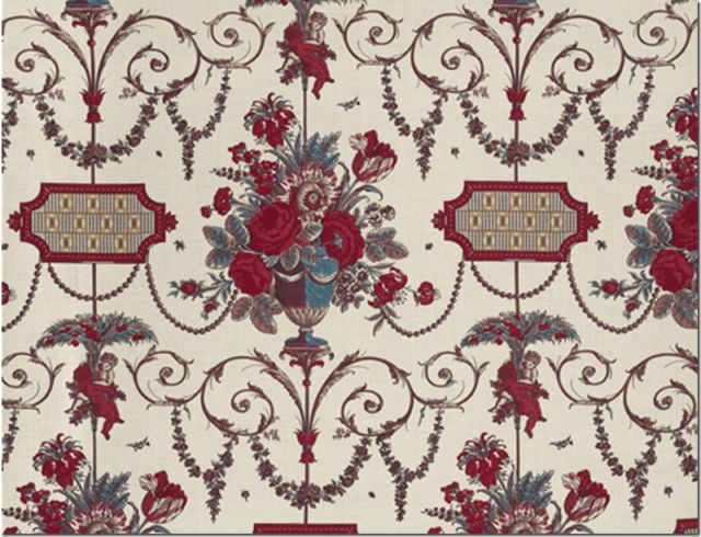 fabric design of the late 1700s printed cotton Fabric wallpaper fabric design of the late 1700s printed cotton Fabric wallpaper