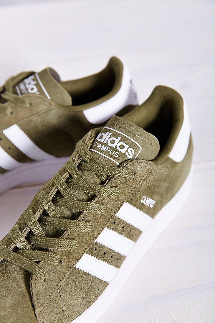 adidas khaki campus trainers