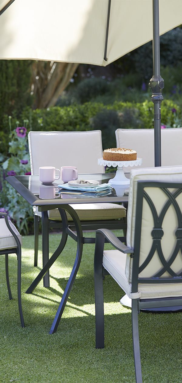 Saltaire Metal 6 Seater Garden Furniture Set The Mindful - Saltaire Metal 6 Seater Garden Furniture Set Saltaire Metal 6 Seater Garden Furniture Set The Mindful - Saltaire Metal 6 Seater Garden Furniture Set