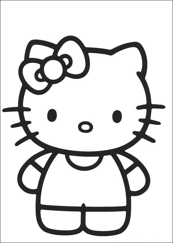 hello kitty coloring pages 1 coloring kids