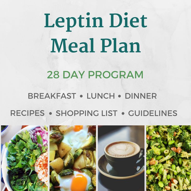 Leptin Diet Meal Plan Leptin diet, Diet meal plans, Diet