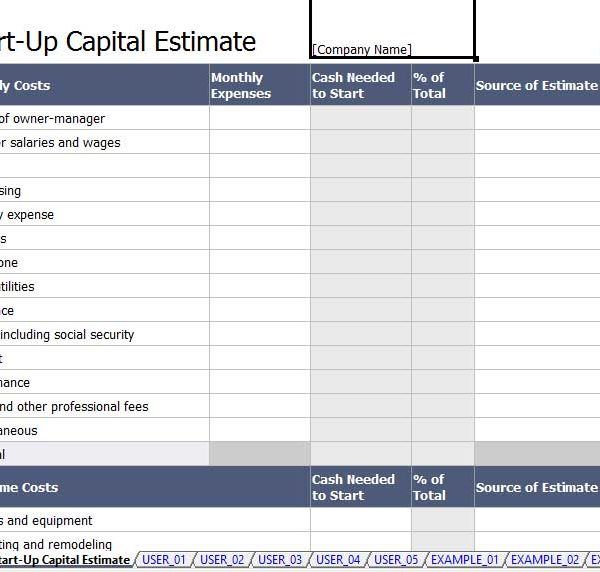 cash flow management template