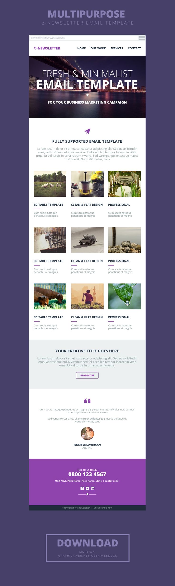 email template design