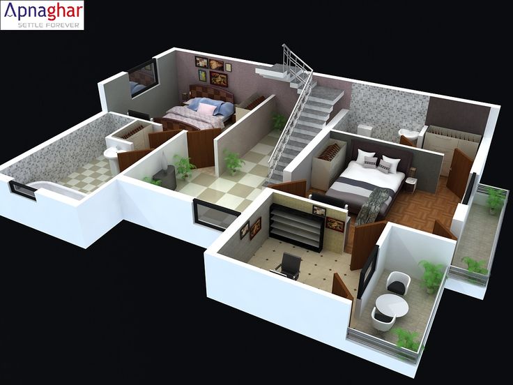 30 best 3D Floor Plan images on Pinterest | Free floor plans ... 30 best 3D Floor Plan images on Pinterest | Free floor plans ...