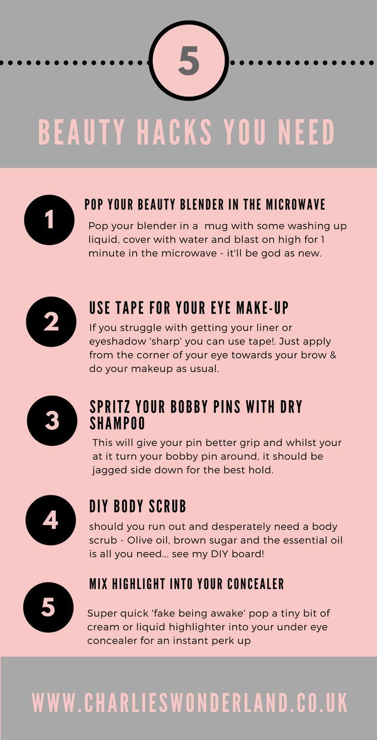 12 beauty hacks you need, you can find more on my blog!x