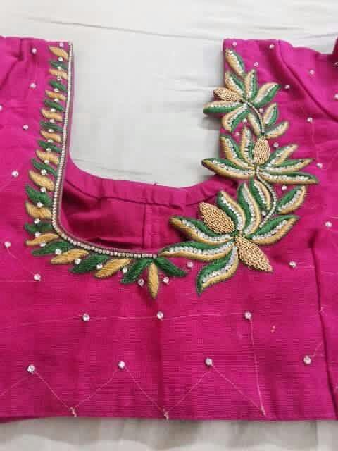 9 Beautiful Maggam Work Designs for Pattu Blouses with Images Wear orthodox blouse designs in maggam work online