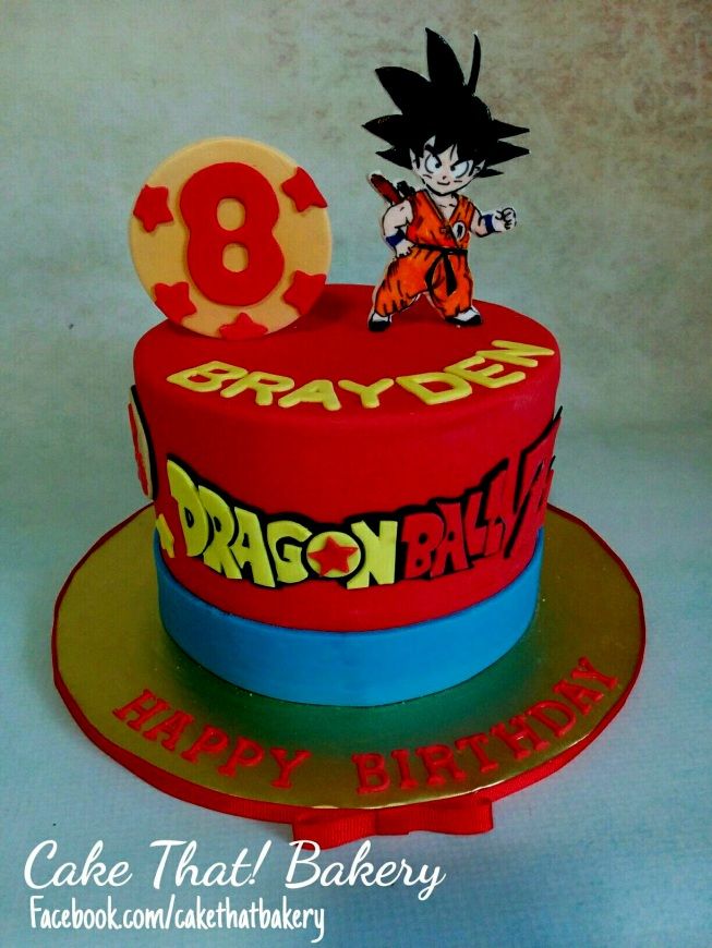 pic Pasteles De Goku Para Cumpleaños pastel de dragon ball pasteles de goku