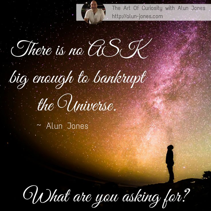 What if the Universe is asking YOU to ask bigger than ever before? Are