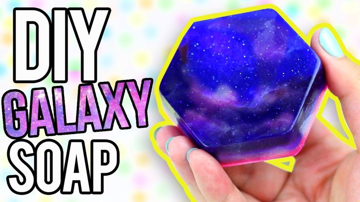 DIY Galaxy Soap! DIY Melt & Pour Soap Tutorial! Make your own Soap ♥ THUMBS UP...