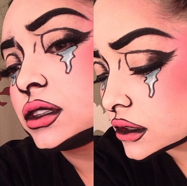 supercool comic book makeup by pritylipstix using sugarpill awesome http pop art halloween costumepop - Art Costumes Halloween supercool comic book makeup by pritylipstix using sugarpill awesome http pop art halloween costumepop - Art Costumes Halloween