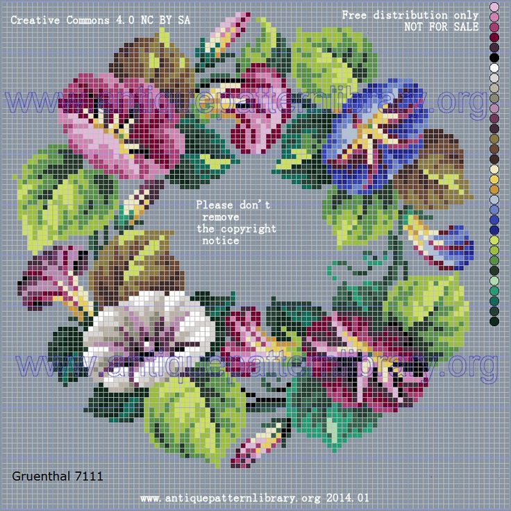122 best cross stitched wreaths images on pinterest embroidery free needlepoint charts