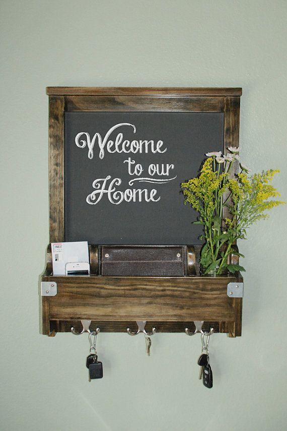 entry wall organizer with