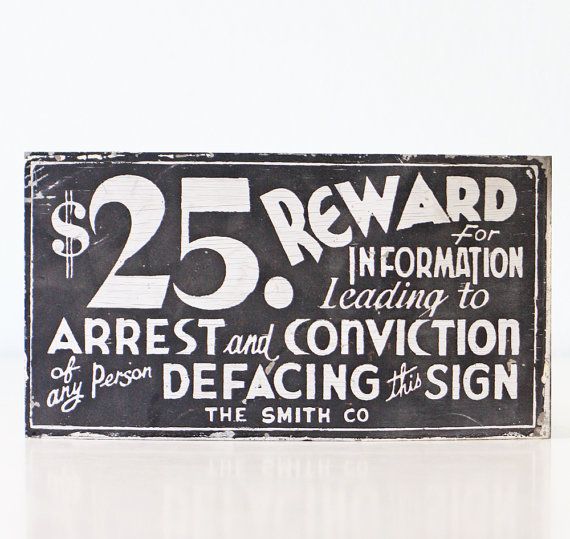 reward signs