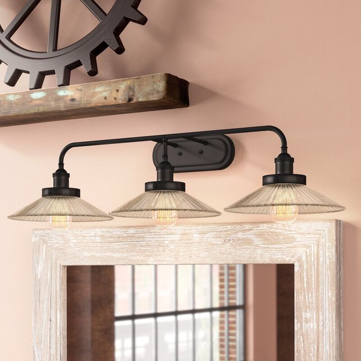 Lisbeth 3 Light Oil Rubbed Bronze In 2021 Vanity Lighting Antique Mirror Glass Bronze Vanity Lighting, Wayfair Vanity Lights Oil Rubbed Bronze
