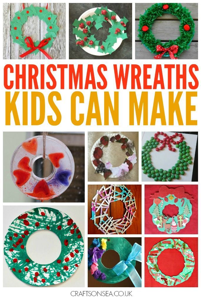 26 Easy Children S Christmas Wreath Ideas Preschool Christmas