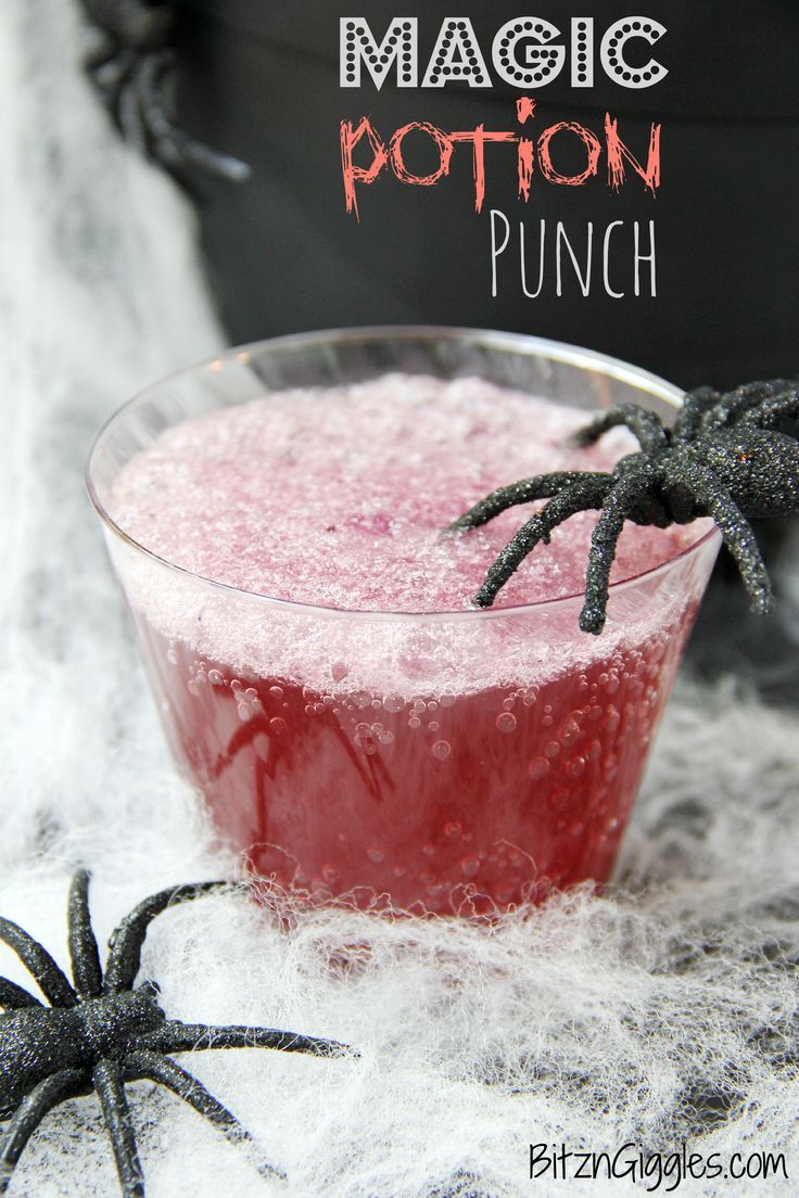 a magical punch that fizzes and bubbles when you add the secret ingredient tastes delicious - Great Halloween Drinks a magical punch that fizzes and bubbles when you add the secret ingredient tastes delicious - Great Halloween Drinks
