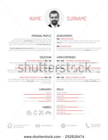 27 best CV images on Pinterest Design resume, Cv template and - stock resume 27 best CV images on Pinterest Design resume, Cv template and - stock resume