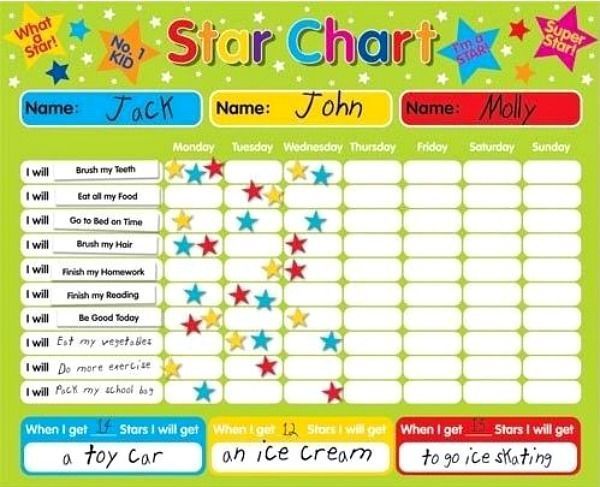 details about new dimension magnetic star chart reward daily behavior chart