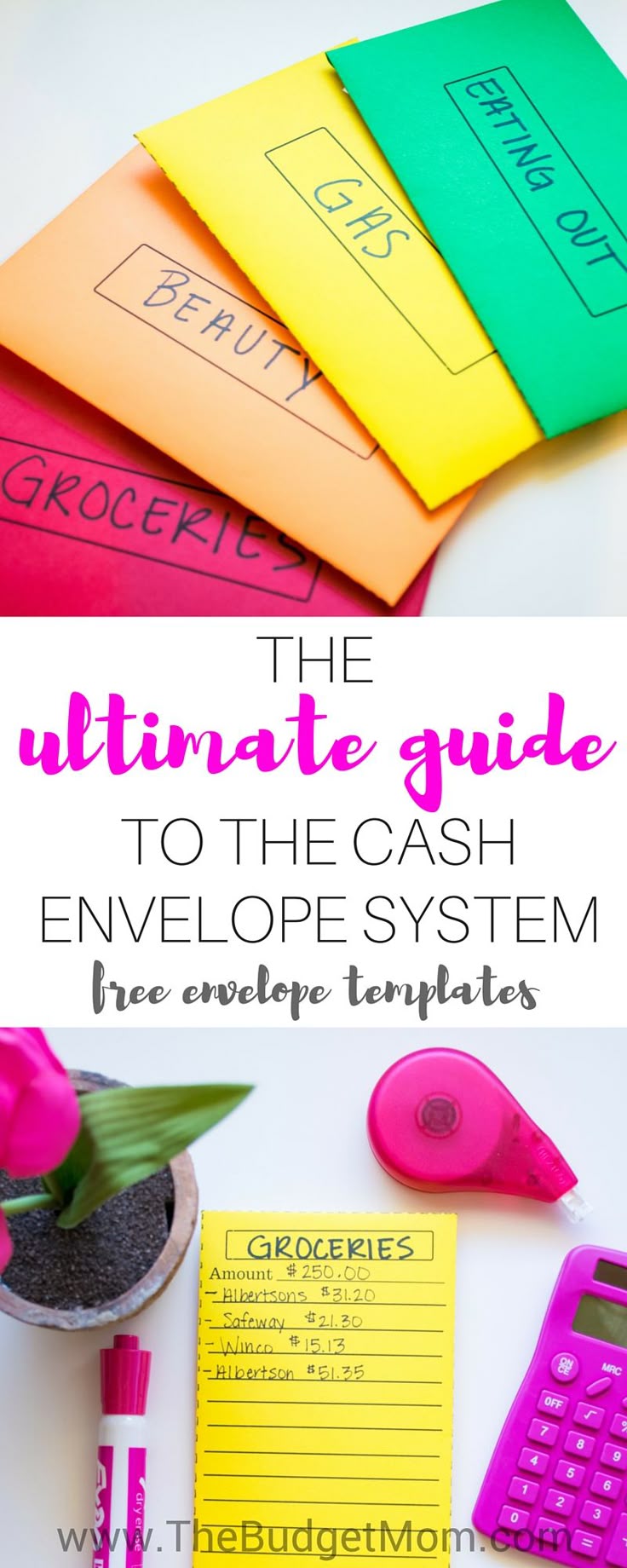 FREE amazing cash envelope templates! This is an awesome guide to the cash envelope system. This post answers the most important questions on the cash envelope method and gives you step by step instructions on how to create it! LOVE IT!