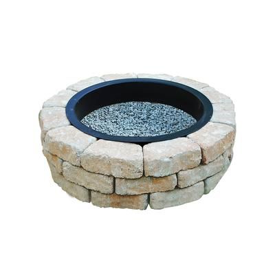Not Found Fire Pit Kit Wood Not Found Fire Pit Kit, Fire Pit Patio Stones Home Hardware