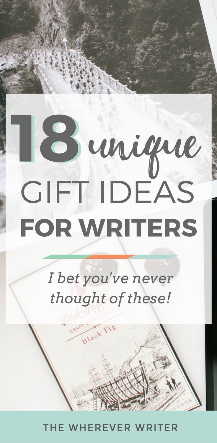 18 Unique Gifts for Writers (Betcha Never Thought Of These) via The Wherever Wri...