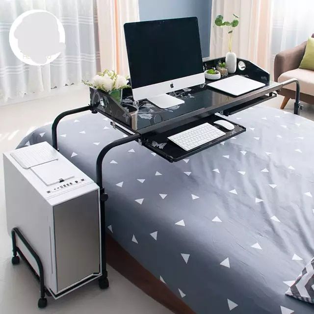 120 x 40 x 76 cm scrivania per computer con 2 ripiani SH-JSLP-MLS12040-B SogesHome per casa ufficio facile da montare Scrivania per studenti