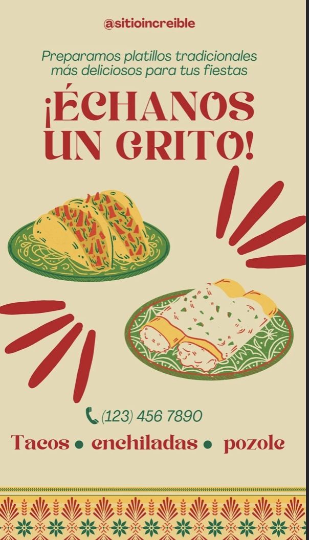 Historia Anuncio Comida Mexicana Colores Calidos Templates By Canva historia-anuncio-comida-mexicana-colores-calidos-templates-by-canva