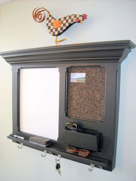 Best 25 Kitchen Message Center Ideas On Pinterest Wall Mail Organizer Fitzwoodys Furniture Wood Framed Cork Bulletin Board Or Chalkboard With Slot College Dorm Message Center